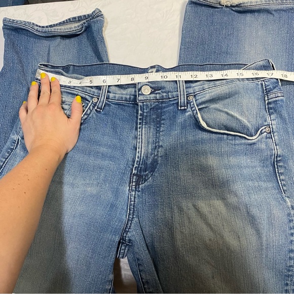 Men’s 7FAM y2K Baggy Relaxed Fit jeans Size 34 Waist Used Distressed 31 inseam - Picture 8 of 15